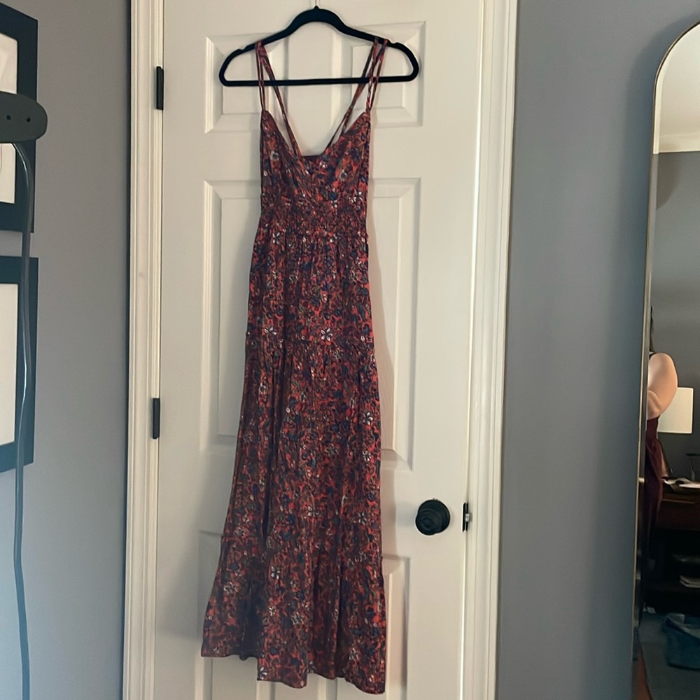 Universal Thread Red Floral Maxi Dress